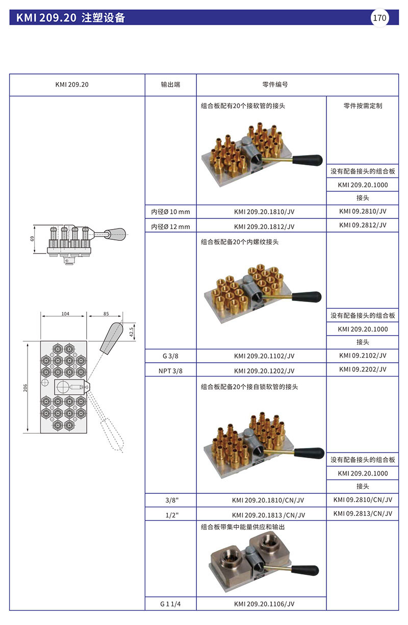 KMI209.20注塑设备